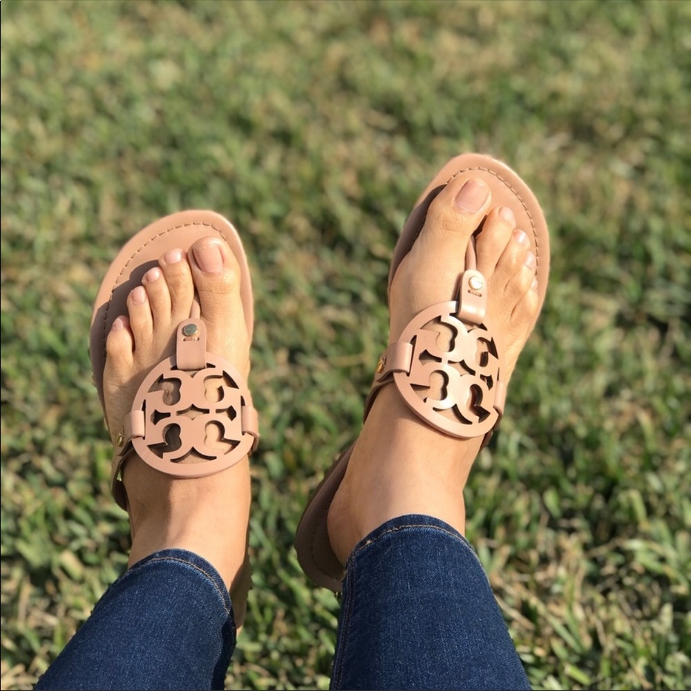 Tory Burch Makeup Miller sandals size  7 Authentic perfect for summer gently use